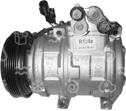 kompresor DENSO 10PA17, řemenice 126 mm - PV4, 12V, OEM OK56E61450